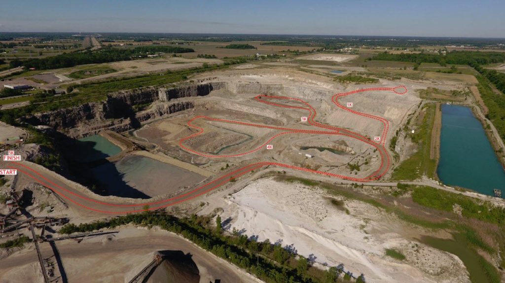 Quarry Challenge South Rockwood, Michigan Running